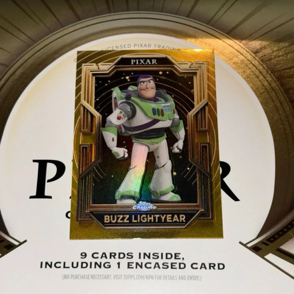 Draft Listing 2025 Topps Chrome Disney Pixar Gold Buzz Lightyear Base Card #2